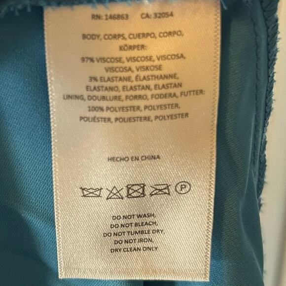 Mare Mare x Anthropologie NWOT Blue Pleated Maxi Dress SZ L - Picture 7 of 7